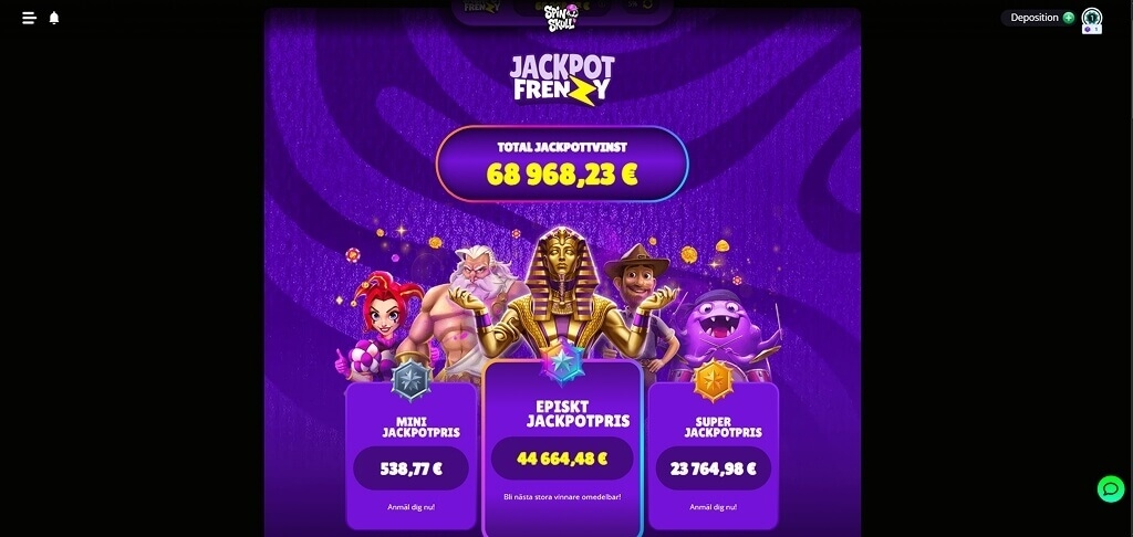 SpinSkull Jackpot Frenzy-pool